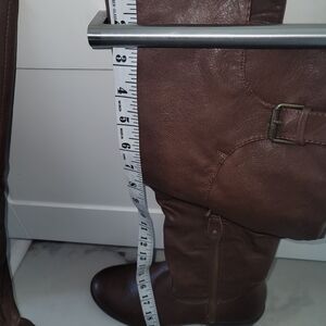 Tall brown boots